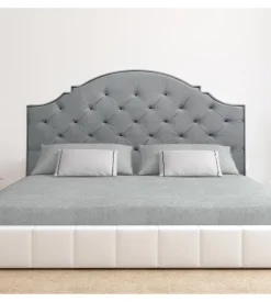 Testiera matrimoniale adesiva "elegant" grigio 78x165 cm