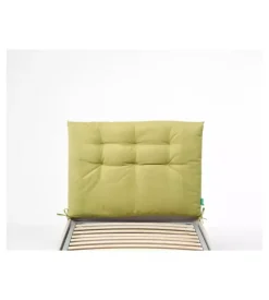 Testiera singola in tessuto trapuntato "soffy" verde 90 cm