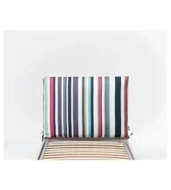 Testiera singola in tessuto "soffy" fantasia a righe 90 cm