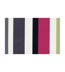 Testiera singola in tessuto "soffy" fantasia a righe 90 cm