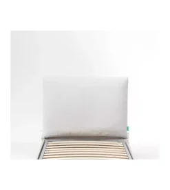 Testiera singola in tessuto "soffy" panna 90 cm