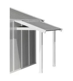 Tettoia laterale grosfillex in pvc per abitazioni e casette deco e utility da 7,5 e 11 m² - cod. 22500136