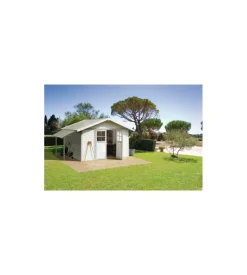 Tettoia laterale grosfillex in pvc per abitazioni e casette deco e utility da 7,5 e 11 m² - cod. 22500136