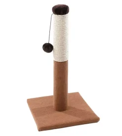 Tiragraffi per gatti "pa 4014" ricoperto con moquette - 29x29x53h cm. - ferplast.