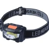Torcia con led cob frontale, 3 modalità, 120 lumen
