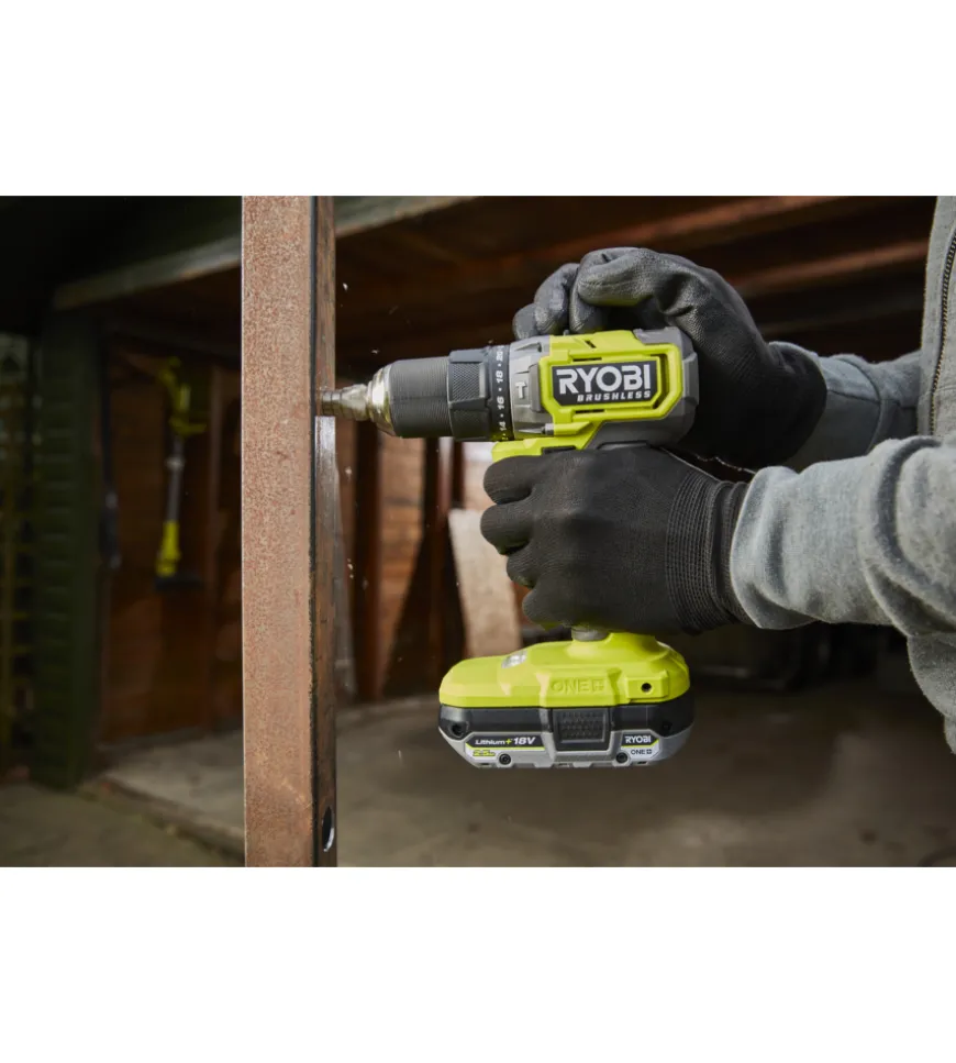 Trapano a percussione a batteria ryobi "rpd18bl1-0" 18v, solo corpo macchina