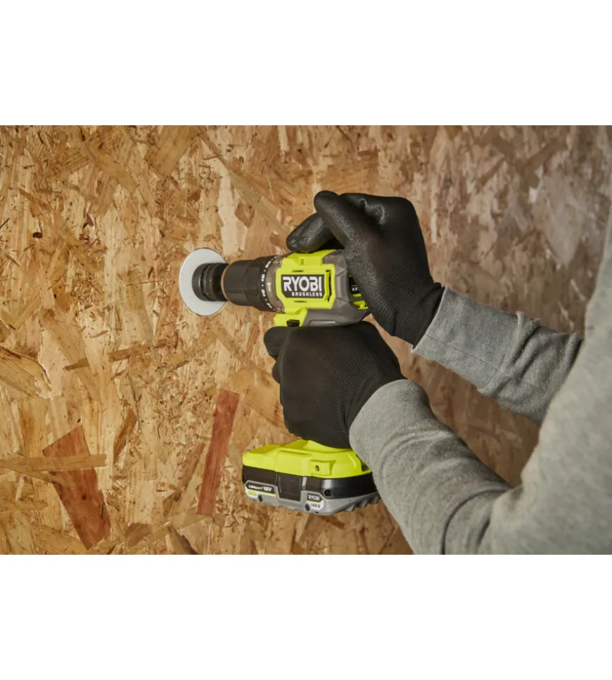 Trapano a percussione a batteria ryobi "rpd18bl1-0" 18v, solo corpo macchina