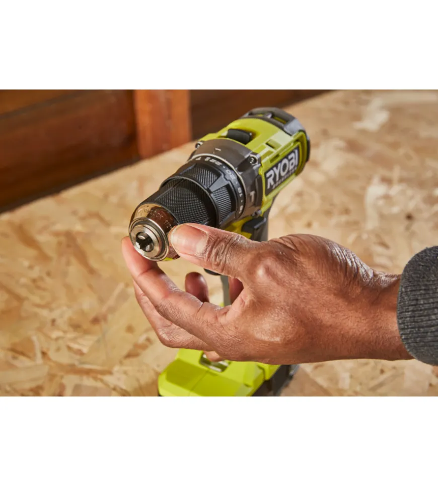 Trapano a percussione a batteria ryobi "rpd18bl1-0" 18v, solo corpo macchina