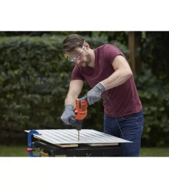 Trapano a percussione elettrico black+decker 