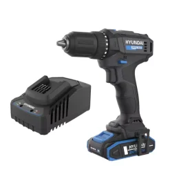 Trapano avvitatore a batteria hyundai 40 nm 20v 2ah e caricabatterie - cod. 25870