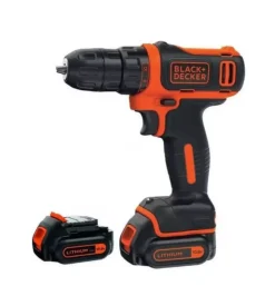 Trapano avvitatore a batteria compatto black+decker "bdcdd12kb-qw" 2 batterie 10,8v 1,5ah