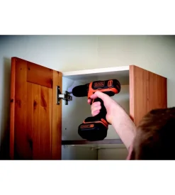 Trapano avvitatore a batteria compatto black+decker "bdcdd12kb-qw" 2 batterie 10,8v 1,5ah