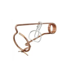 Trappola per talpe e arvicole in ferro lucido, 2 pezzi