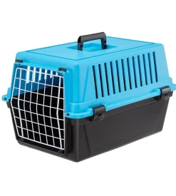 Trasportino per cani - atlas 10  el - azzurro - ferplast