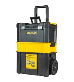 Trolley porta utensili 3 in 1 stanley in polipropilene 47,5x28,5x62,3 cm