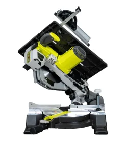Troncatrice con pianetto ryobi "rtms1800-g" elettrica 1800w lama 254 mm
