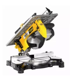 Troncatrice per legno e alluminio "tr245" con piano superiore e diametro 254 mm, 1200 w - femi