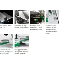 Troncatrice per legno silver green evolution g.250e - compa