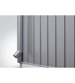 Tubi pluviali per casetta avantgarde grigio quarzo metallizzato 2 unità - biohort. 44082