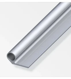 Tubo 1 lato c11.5x19.5 alluminio nat1