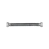 Tubo giunto acqua flessibile ed estensibile in acciaio inox 100/200mm m/f 1/2"