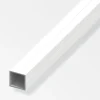 Tubo quadrato 23.5 pvc bianco 0.3