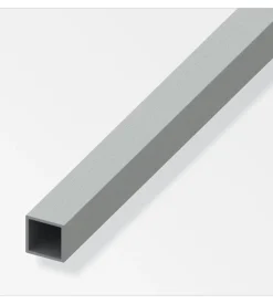Tubo quadrato alluminio 20x20 inox.spa.1
