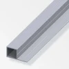 Tubo quadrato 29x15,5 in alluminio naturale - 1 metro.