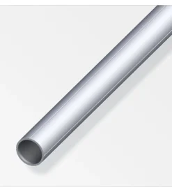 Tubo tondo 23.5x1.5 alluminio naturale - 1 metro.