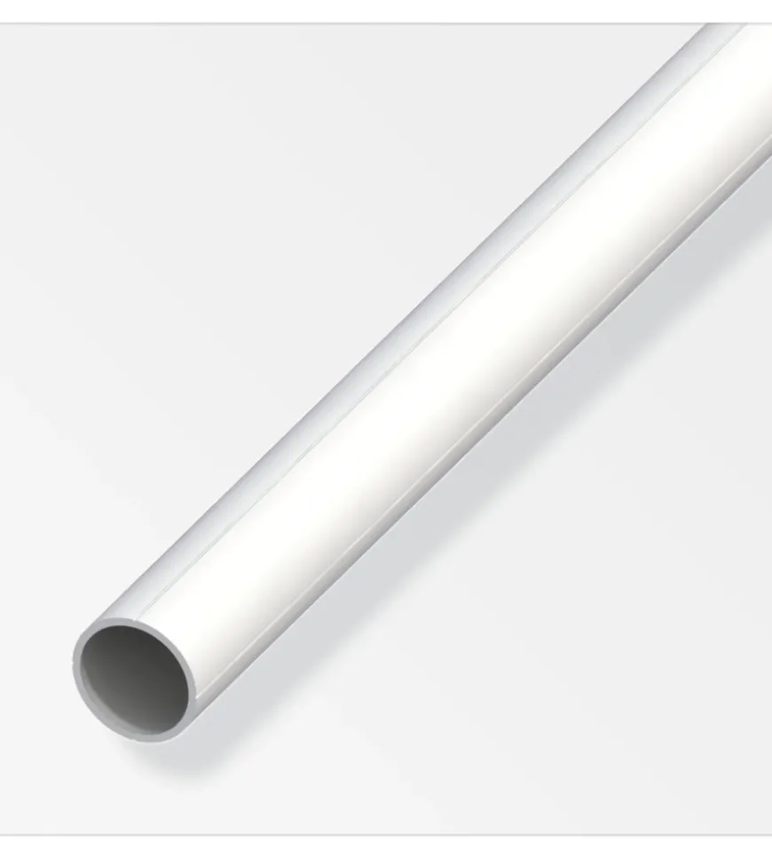 Tubo tondo 15.5x1 pvc bia - 1 metro.