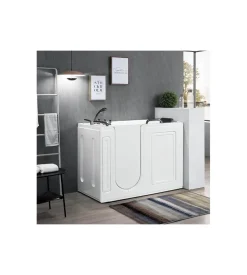 Vasca da bagno con sportello apertura a sinistra 133,4x67,3x101,6 cm