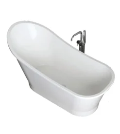 Vasca da bagno "resia" bianca, 159x80x49 cm