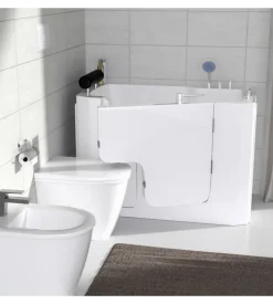 Vasca per anziani con sportello apertura a destra 133x69x90 cm