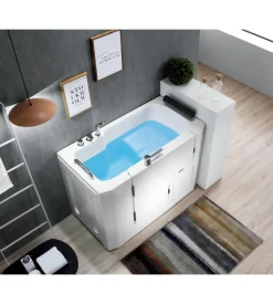 Vasca per anziani con sportello apertura a destra 133x69x90 cm