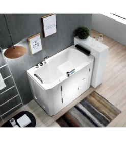 Vasca per anziani con sportello apertura a sinistra 133x67x90 cm