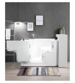 Vasca per anziani con sportello apertura a sinistra 133x67x90 cm