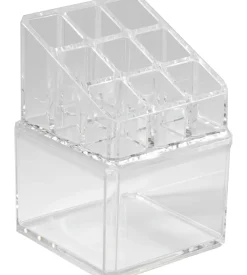 Vaschetta quadr.con min organizer 9.2x9.2x13