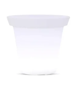 Vaso decorativo da esterno luminoso led rgb 35,5x32,5 cm