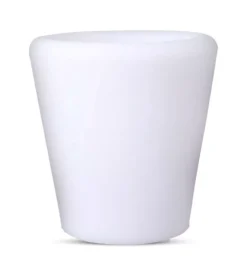 Vaso decorativo per esterno con illuminazione led rgb 28x29 cm