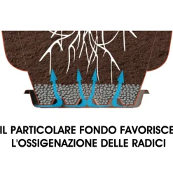 Vaso oasi cotto chiaro