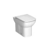 Vaso wc a terra - in ceramica bianco "serie s20" - 54x36x40 cm