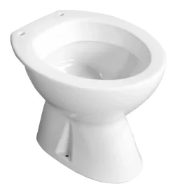 Vaso wc a terra in ceramica "serie idro" bianco