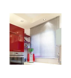 Veneziana in alluminio "techno" grigio, 45x130 cm