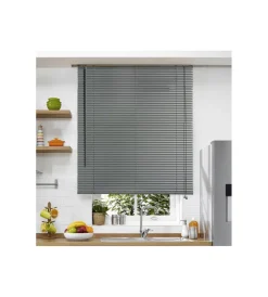 Veneziana in vinile "veneto" grigio, 105x160 cm