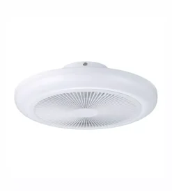 Ventilatore da soffitto eglo "sayulita 1" bianco con led rbg incluso ø46 cm