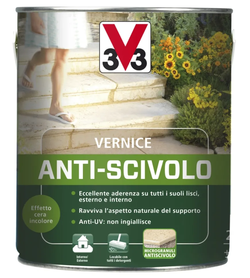 Vernice antiscivolo - incolore - 2,5 litri