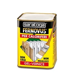 Vernice gel per caloriferi saratoga "fernovus" bianco ghiaccio 750 ml