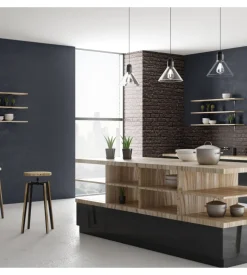 Vernice pittura decorativa loft original effetto cemento, colore grigio - 2 lt