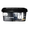Vernice pittura decorativa loft original effetto cemento, colore bianco grigio - 2 lt