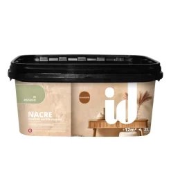 Vernice pittura decorativa lavabile, colore pistacchio - 2 lt